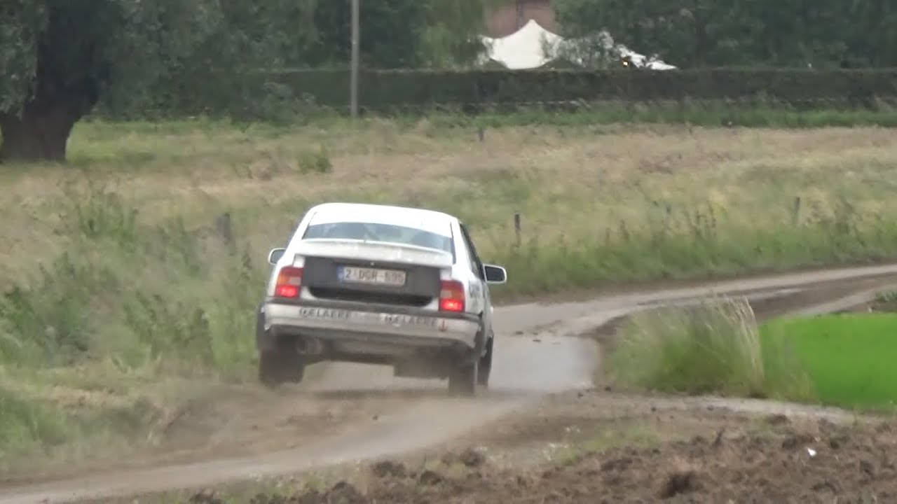 Rally van Wervik 2024 - SS11: Wervik 4 - all cars, double pass (raw footage) - slippery fast corners