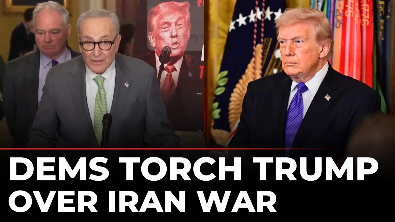 'There Is No Strategy': Chuck Schumer Rips Into Trump Over Iran War | US News | Iran-US War | Israel