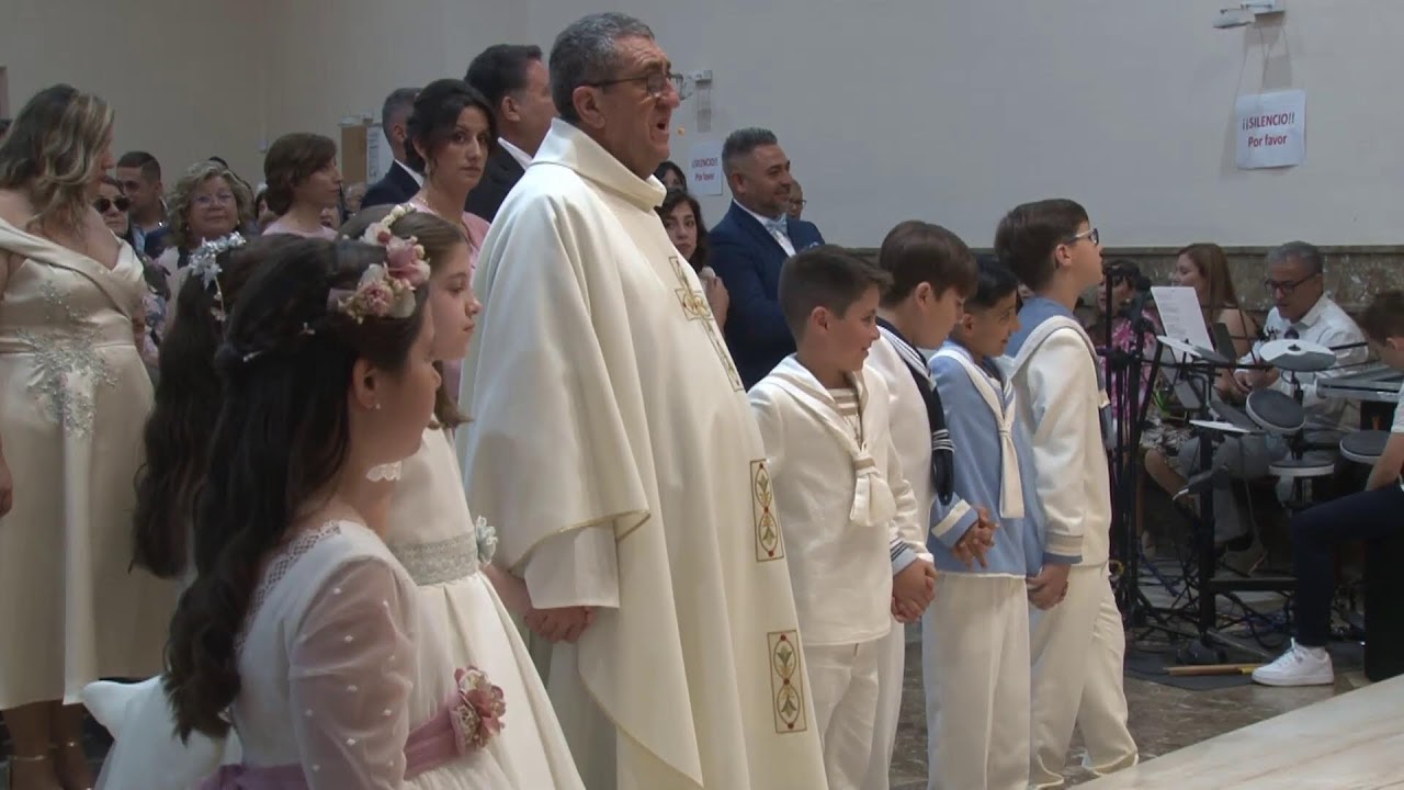 COMUNIONES PARROQUIA VIRGEN DEL CARMEN 2025. Dia 24-05-25  
