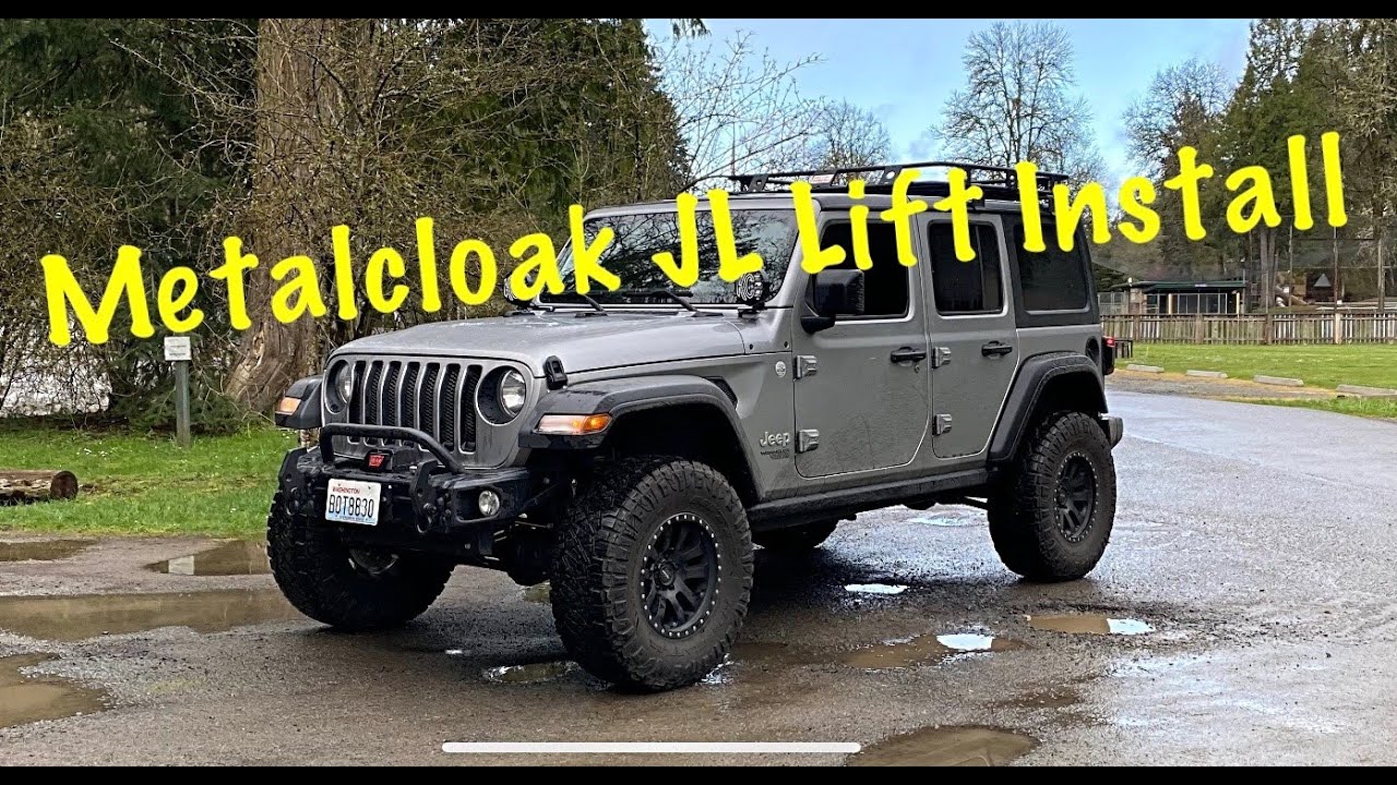New Jeep JL Metalcloak Lift Install 2.5” Game-Changer
