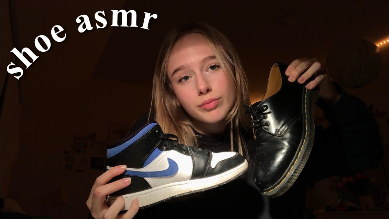 ASMR shoes | tapping on my favourite shoes, shoe collection 👡