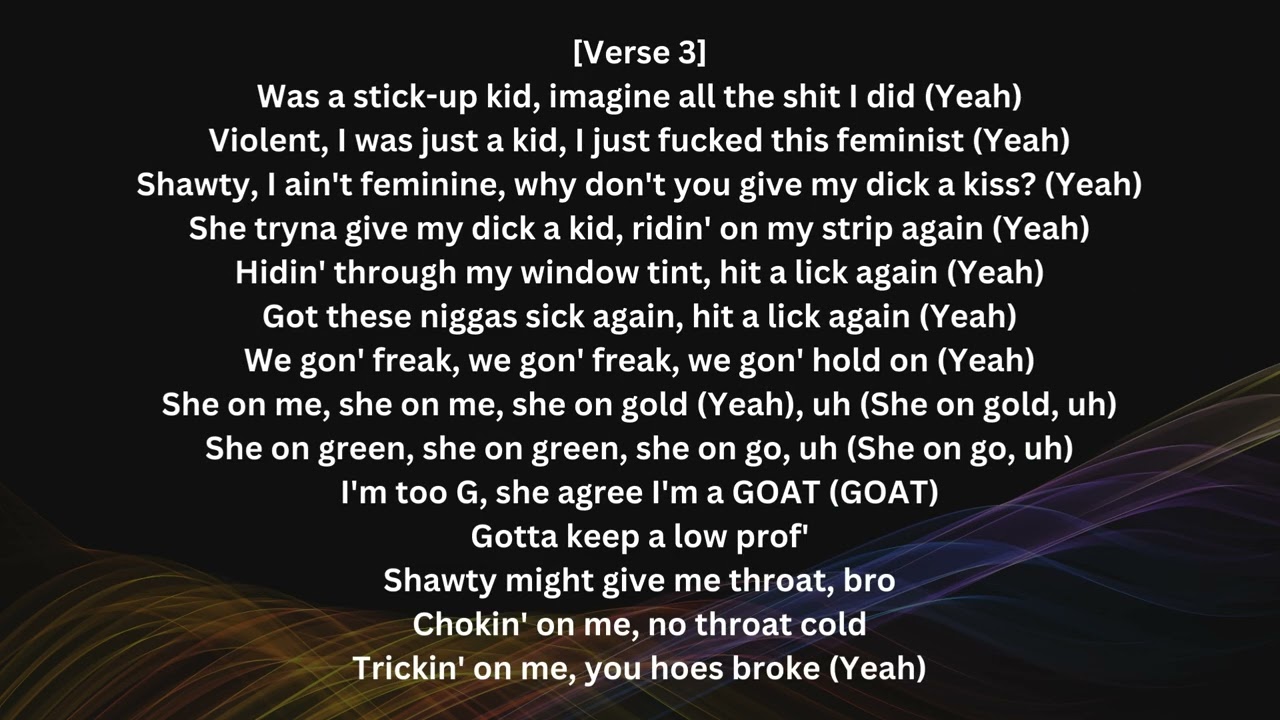 A$AP Rocky=Tailor Swift lyrics video