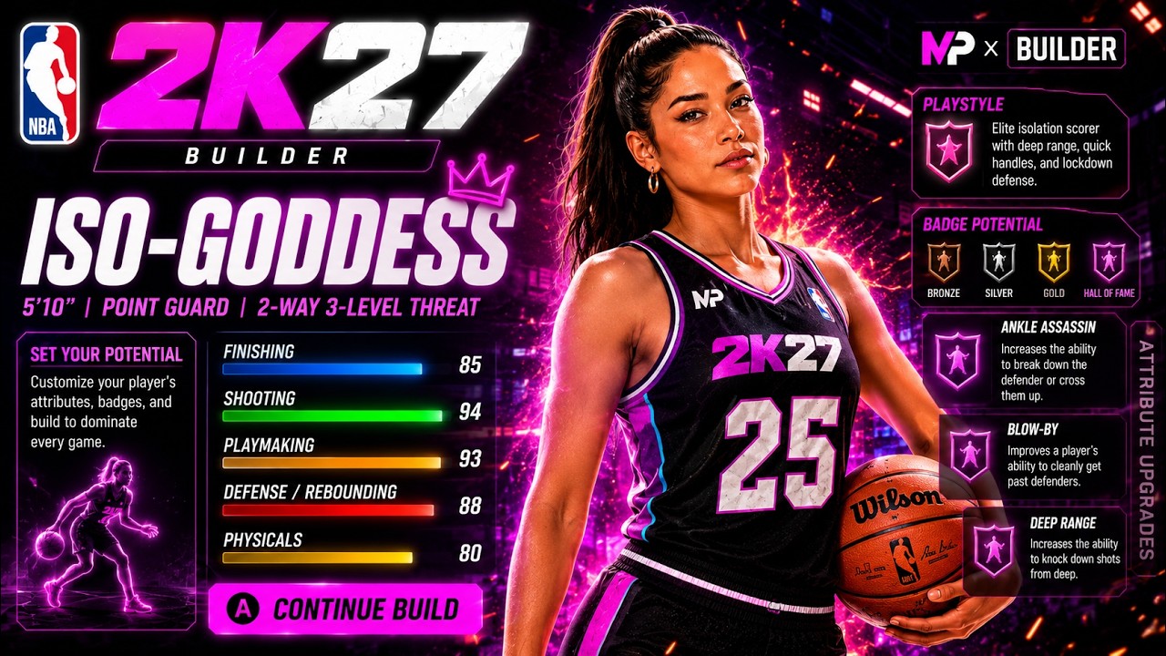 В NBA 2K27 появились женские MyPLAYER&hellip; рассказываю, как это работает