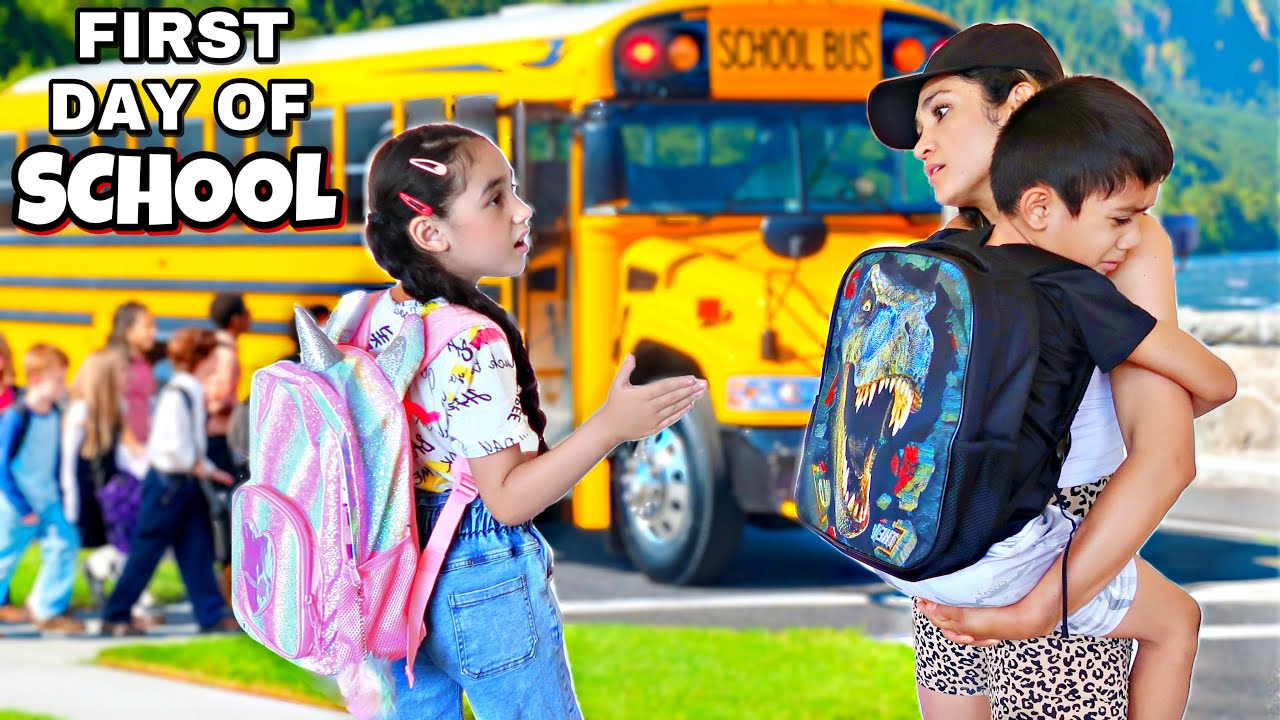 We Can't Believe This Happened on Their First Day Of School! | Jancy Family