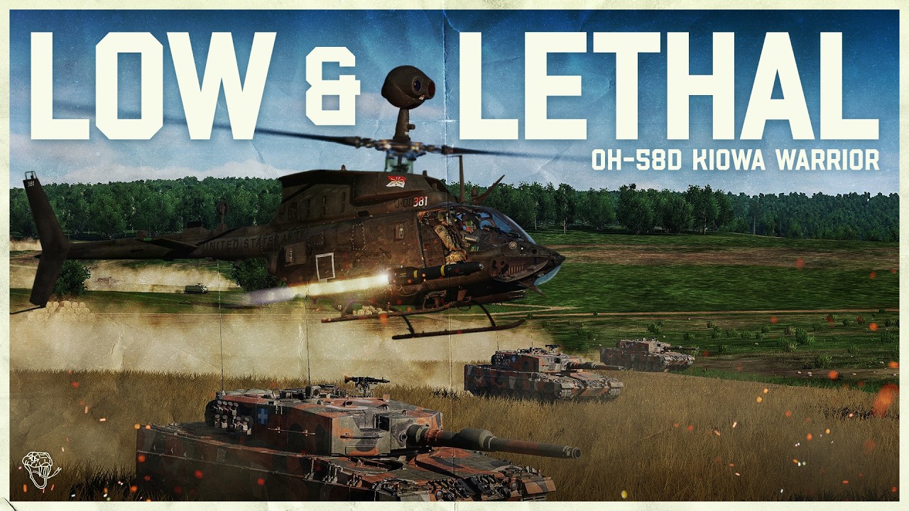 Поддержка южного фланга вертолета Kiowa над Германией | OH-58D Kiowa | Цифровой боевой симулятор