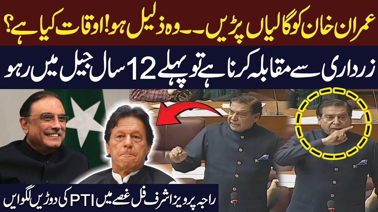 PPP&rsquo;s Raja Pervaiz Ashraf&rsquo;s Fiery Speech in National Assembly | Slams PTI & Imran Khan | Public News