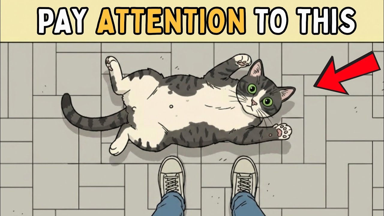 If Your Cat Lies Down in Front of You, THIS Is What They’re Trying to say You