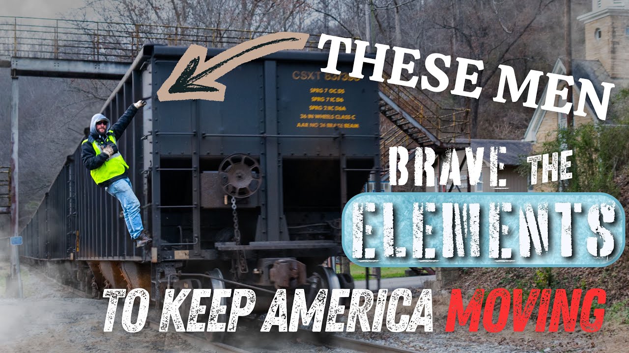 These Men BRAVE the ELEMENTS to Keep America Moving! Frigid Shoves in Appalachian Hollers!