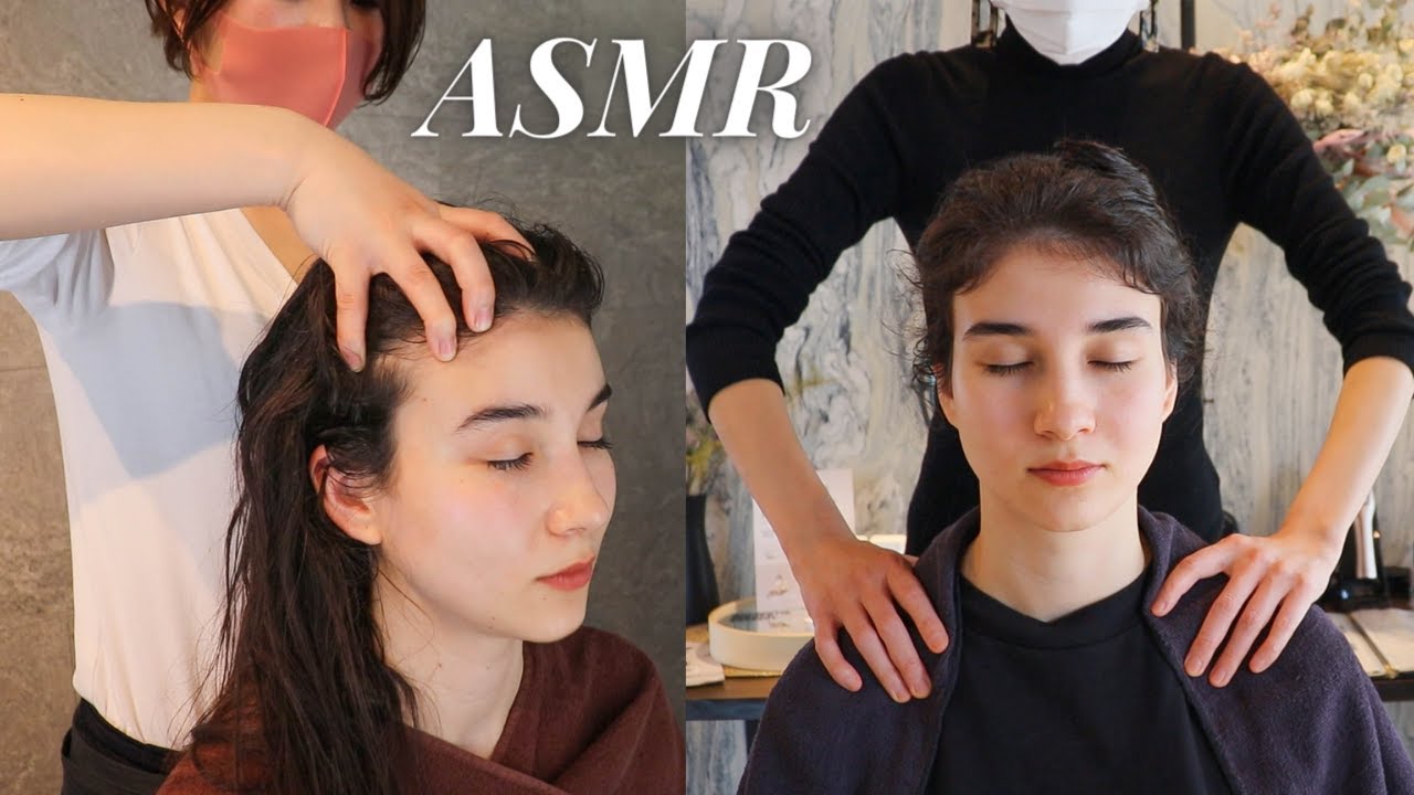 World's Best Migraine Healing Head Wash & Massage COMPILATION - ASMR