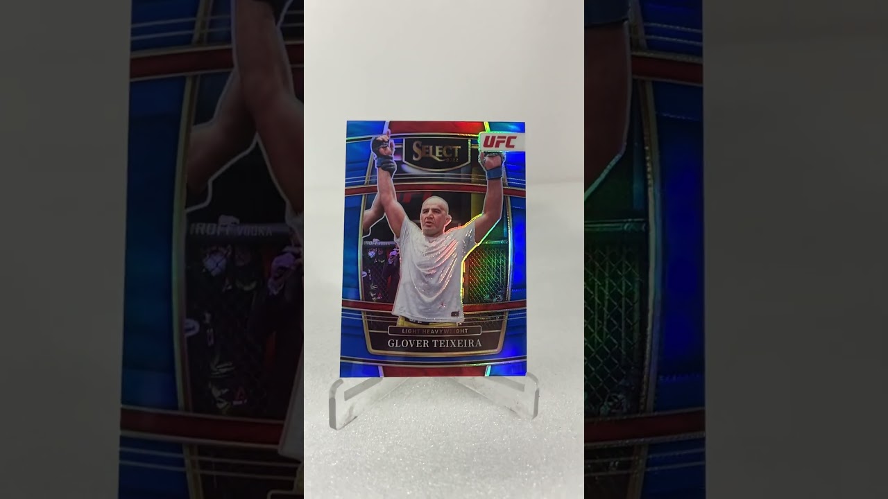 2022 Panini Select UFC Glover Teixeira Blue Light Heavyweight