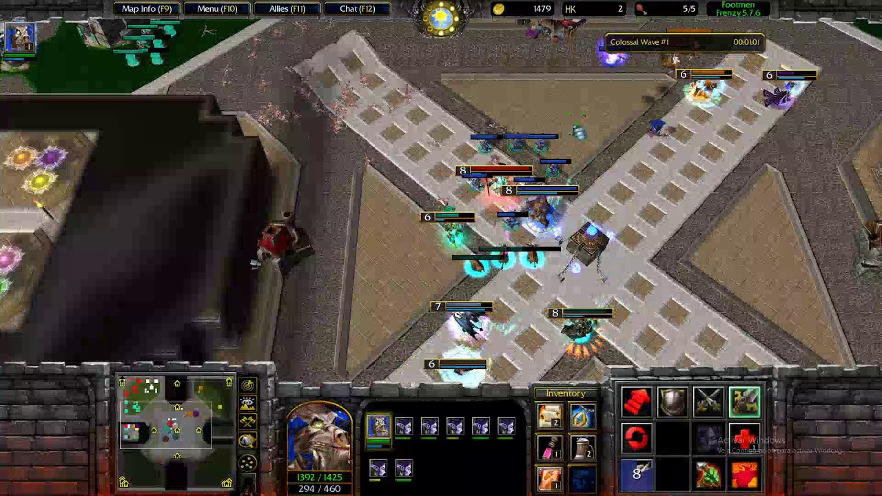 wc3 - Footmen Frenzy 5.7.6 - The last version until now.