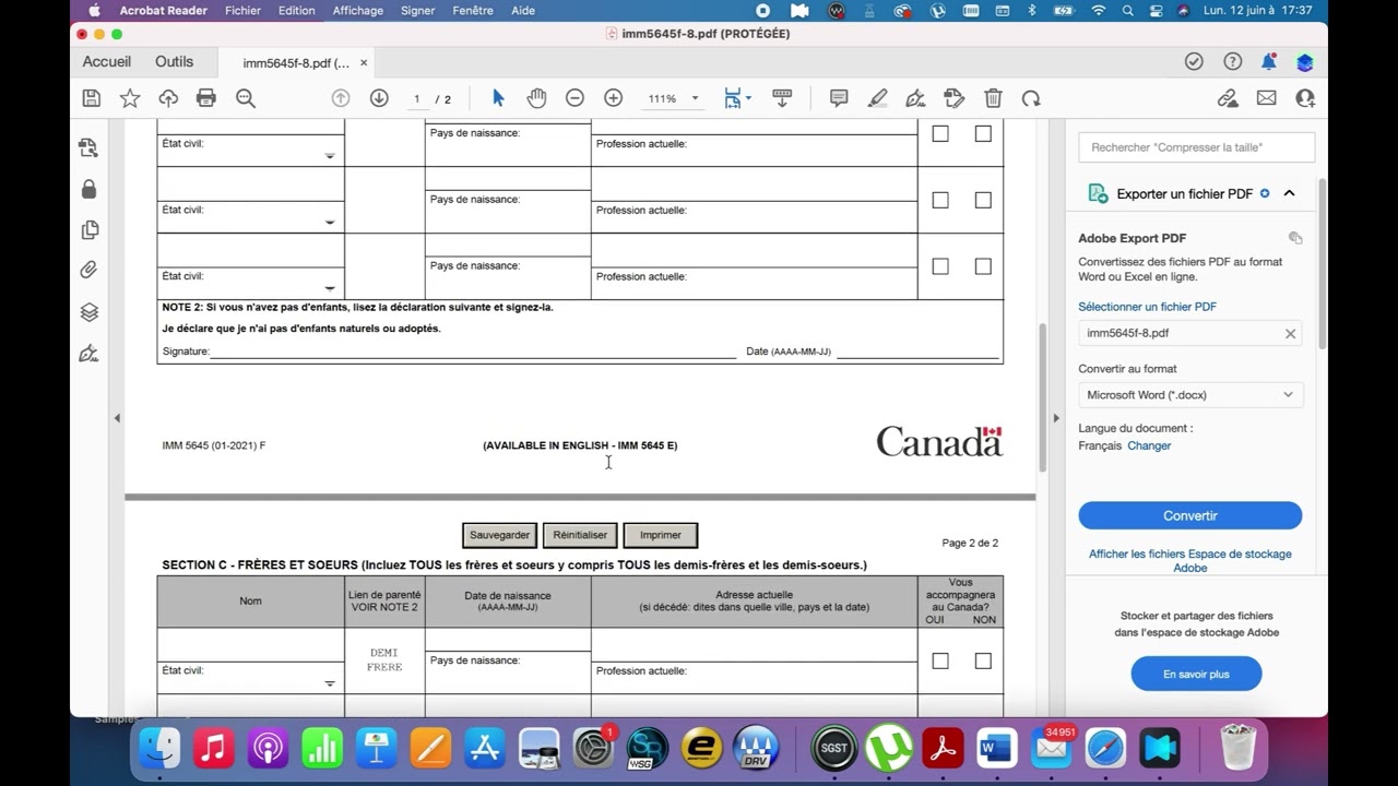 #2 Demande de permis d'études 🇨🇦 : Remplissage de formulaire en ligne (suite) 🇨🇦