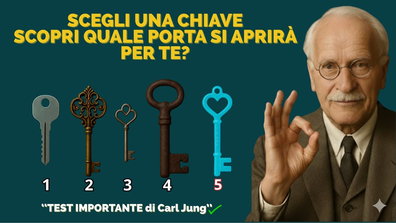 🔑 QUALE PORTA SI APRIRÀ PER TE? TEST DI JUNG IMPORTANTE: SCEGLI LA CHIAVE
