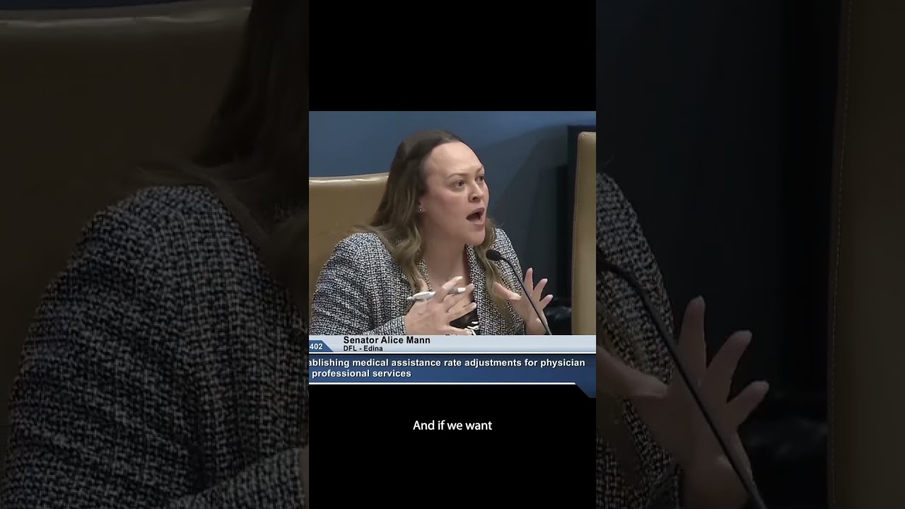 Sen. Alice Mann Correcting false narratives on medical assistance. #senatedfl #mnleg #medicaid