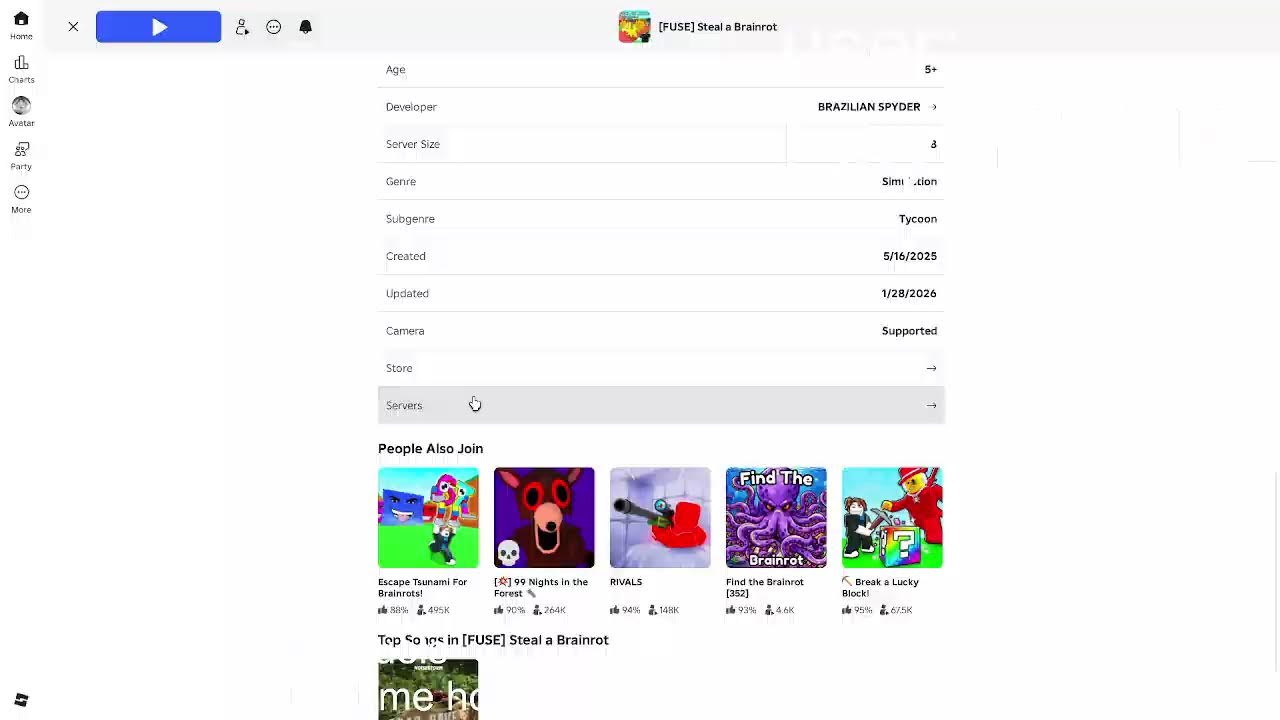 Steal A Brainrot // Trading || PVP