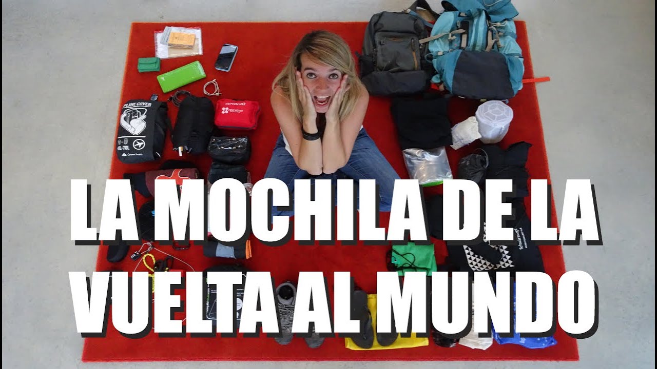 ¡LA MOCHILA para dar la VUELTA AL MUNDO! 🌍🌏🌎
