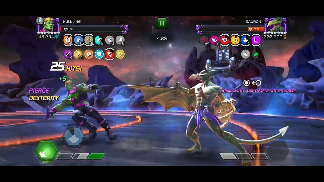 Hulkling vs Nightmare Raids Sauron - Marvel Contest of Champions