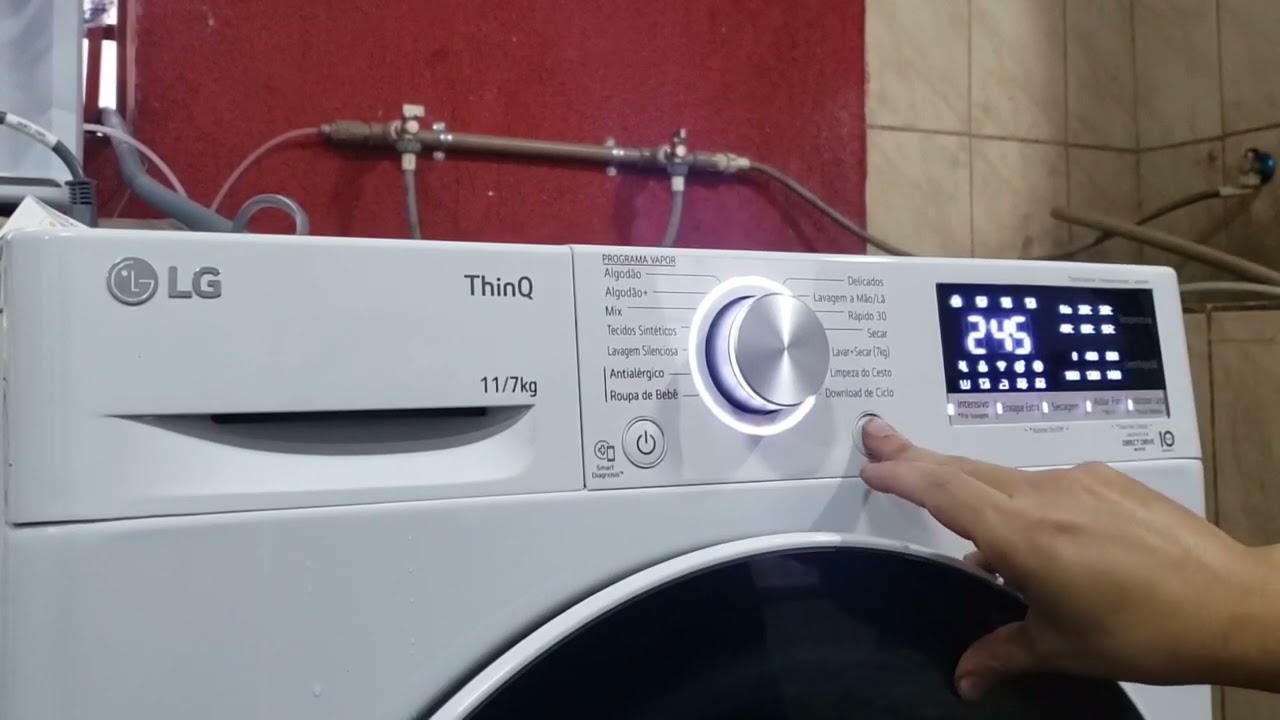 (AUTO TESTE) LAVA E SECA LG CV50