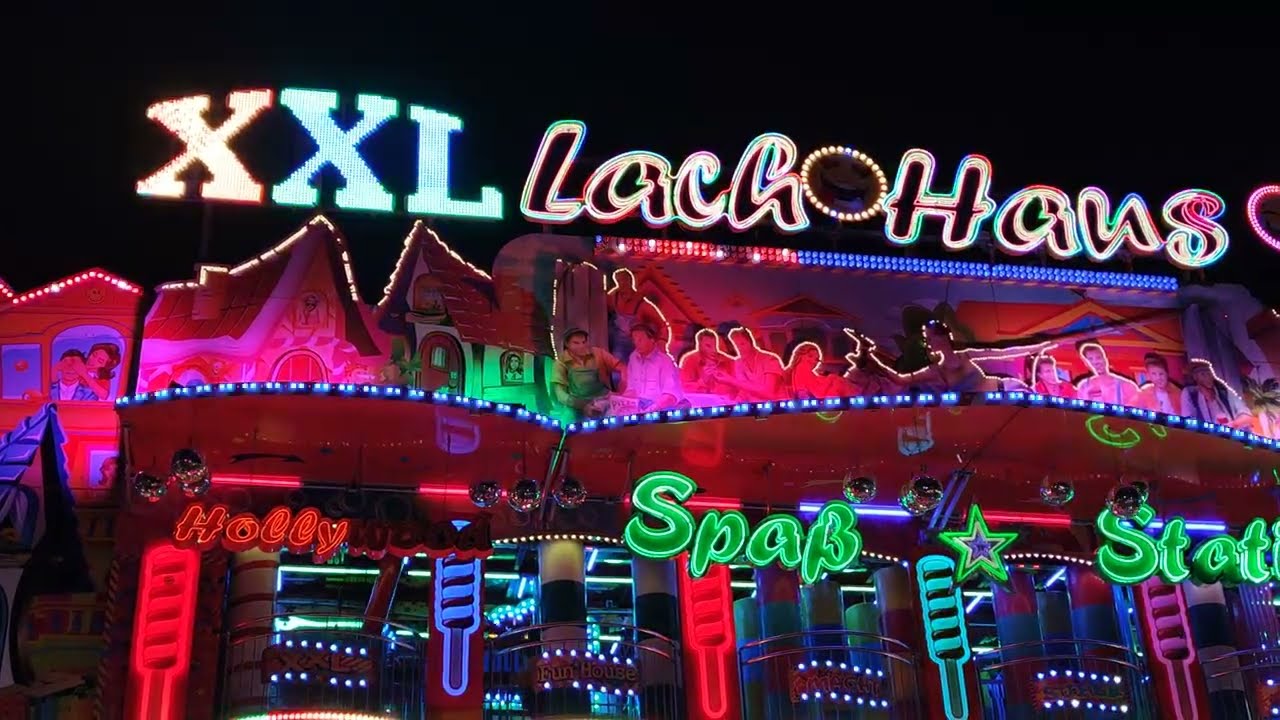 XXL Lachhaus - Renz (Offride) // Herbstmess Karlsruhe 2023 // Kirmes Laufgesch&auml;ft // Fun House