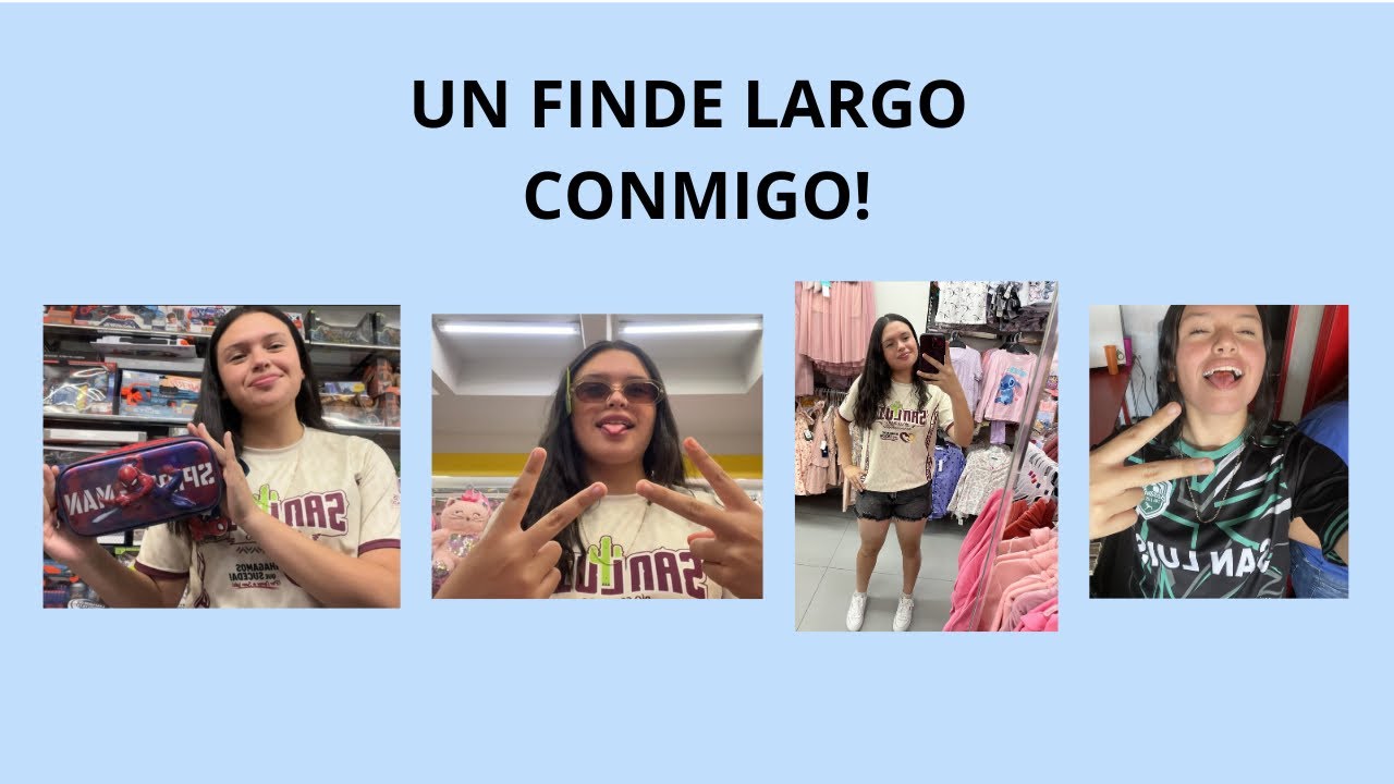UN FINDE LARGO CONMIGO!✨