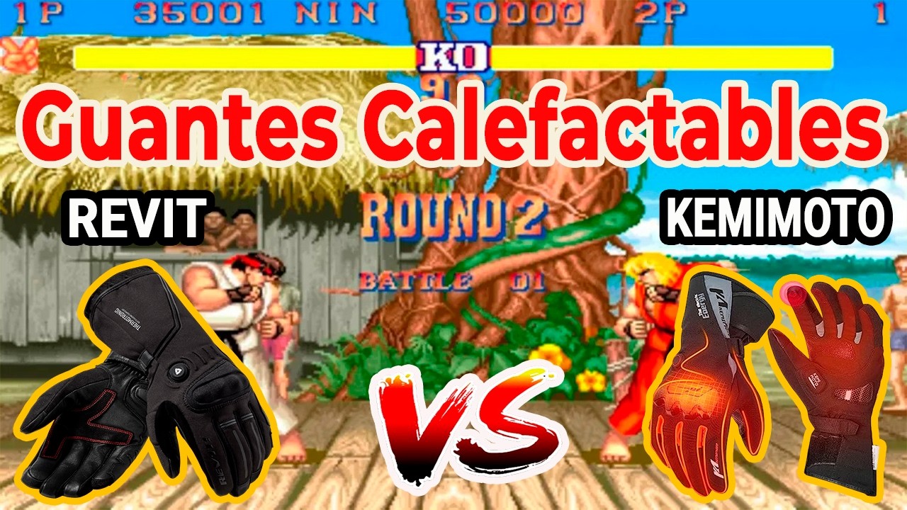 Combate de guantes calefactables: REVIT LIBERTY H2O vs KEMIMOTO