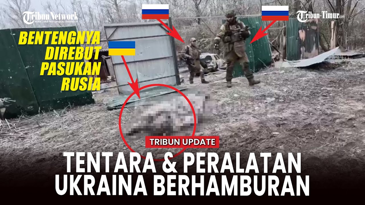 [FULL] Pasukan Rusia Sisir Bekas Benteng Tentara Ukraina, Mayat dan Senjata Berserakan