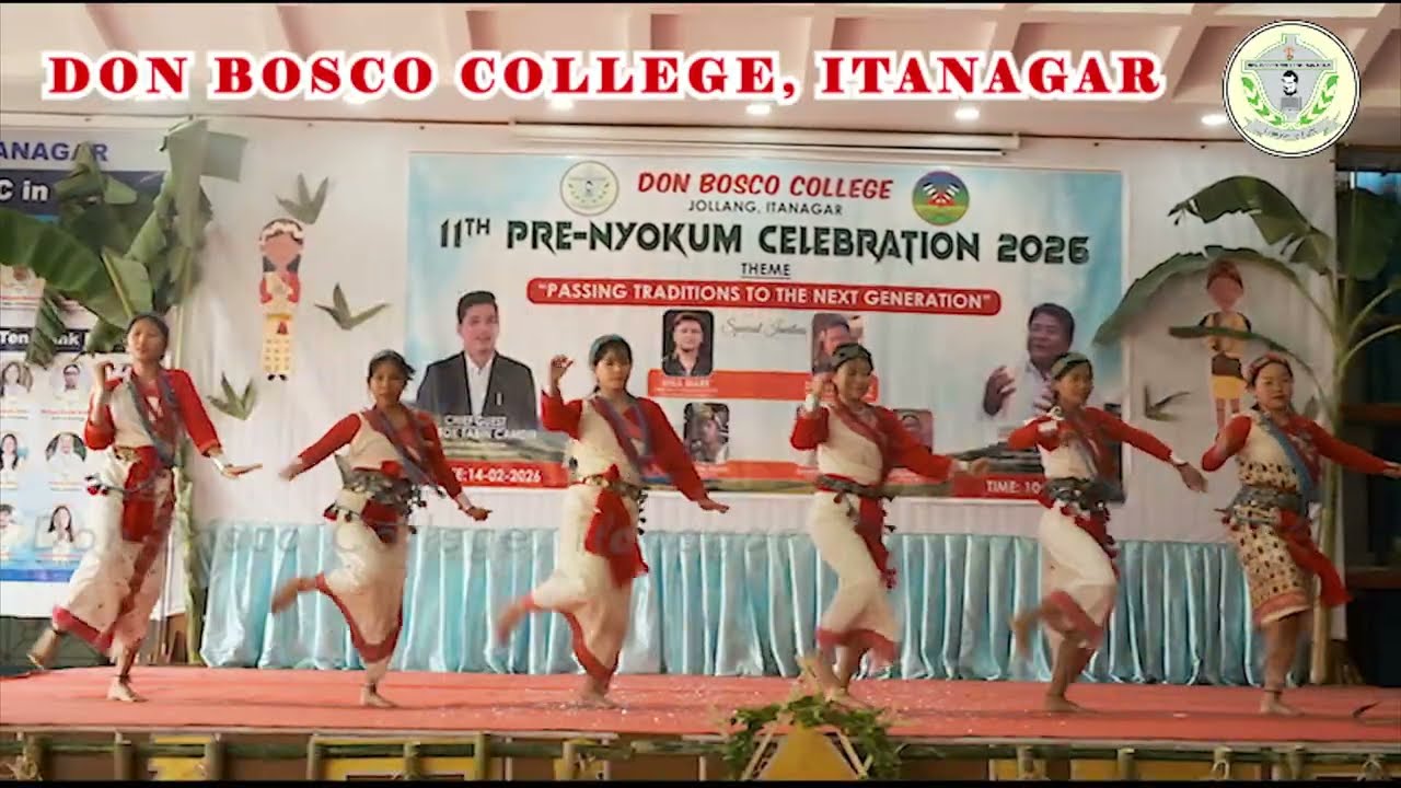 PRE-NYOKUM CELEBRATION I DANCE in Don Bosco College, Jollang Itanagar,