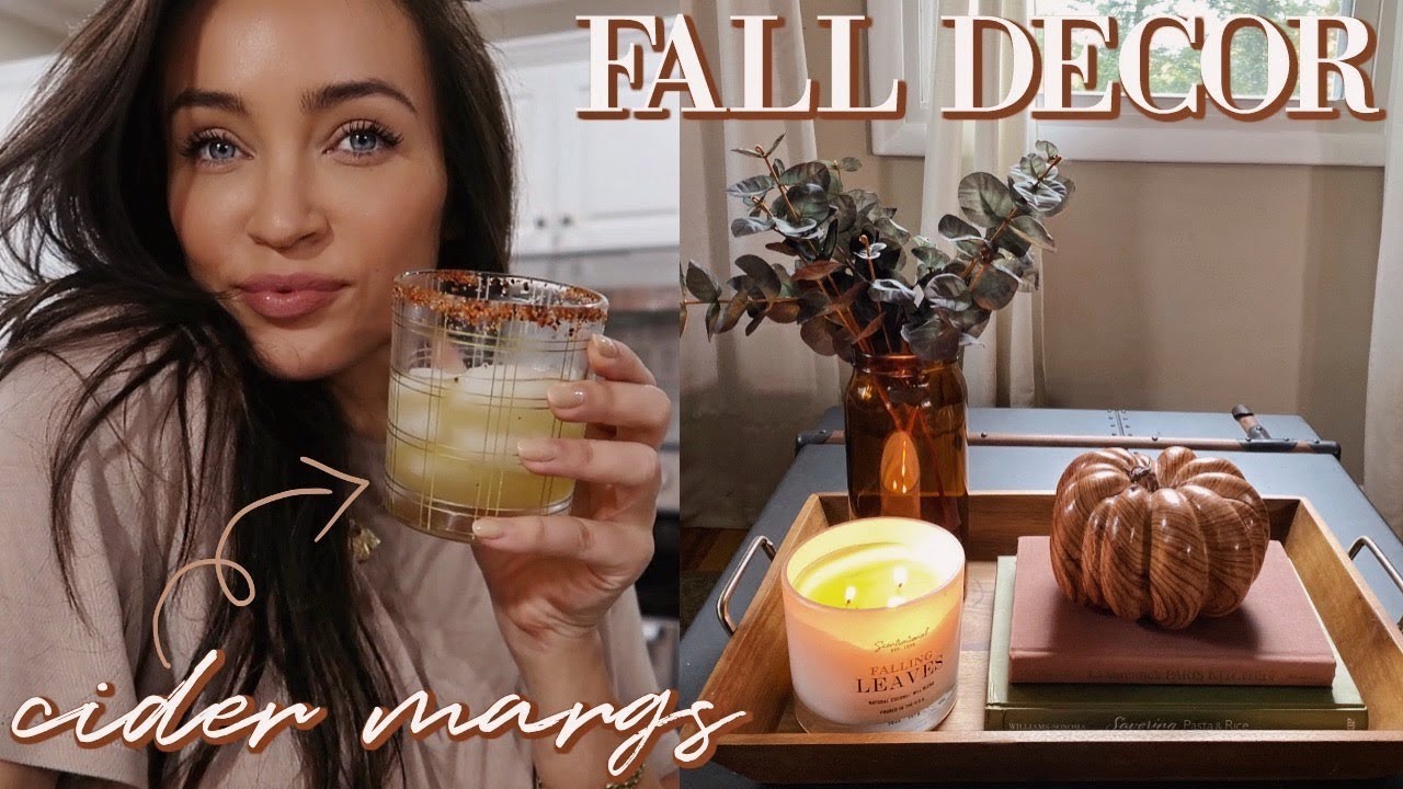 ПРОСТОЙ ОСЕННИЙ ДЕКОР + СИДР МАРГАРИТА 🍁🥃