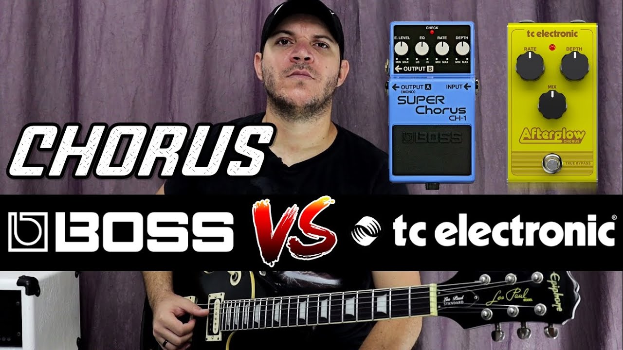 CHORUS - Boss vs Tc Electronic (Drive e Clean)