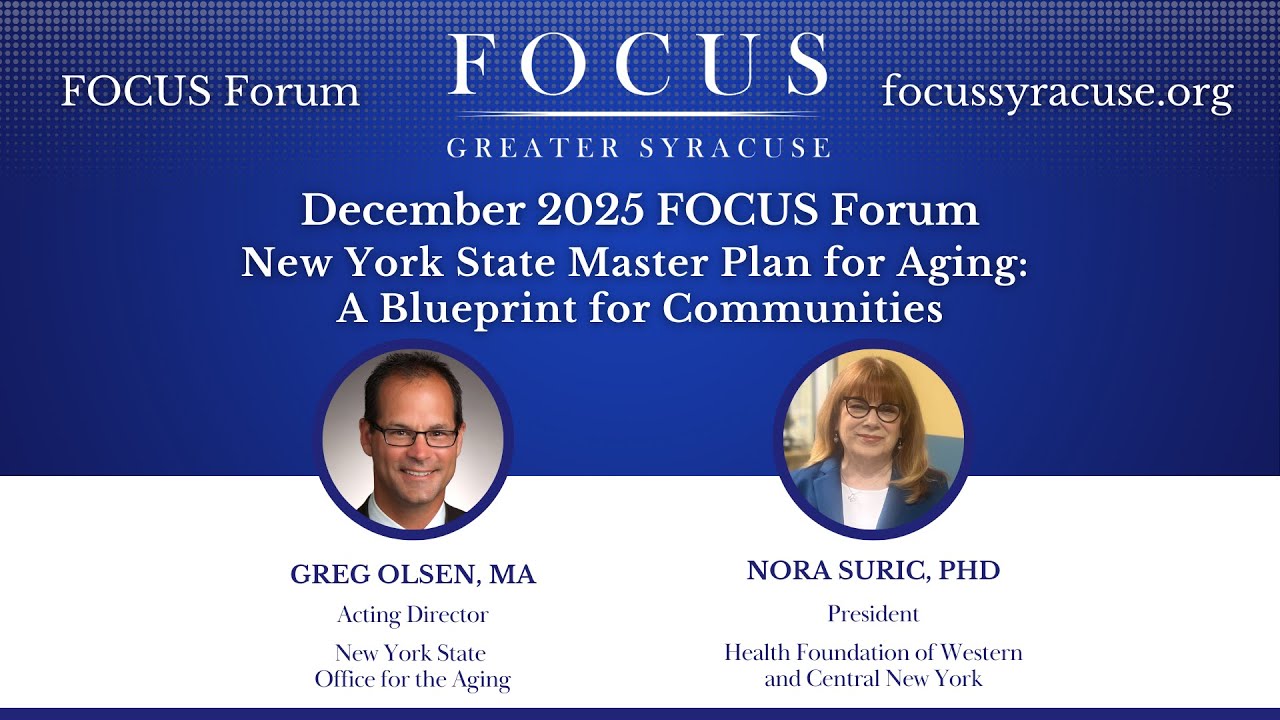 December 2025 FOCUS Forum: NYS Master Plan for Aging