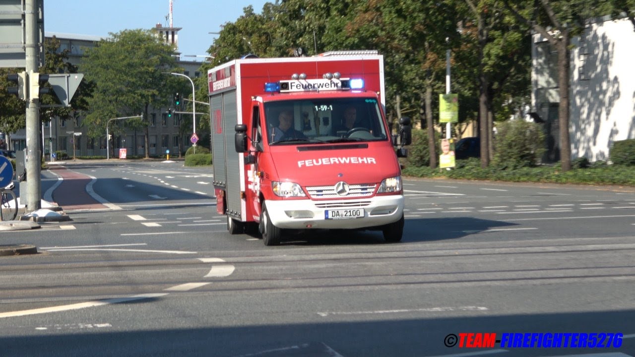 [ECMO-Team Wiesbaden, ITW Grünes Kreuz Steiermark] Einsatzfahrten BF + Rettungsdienst in Darmstadt