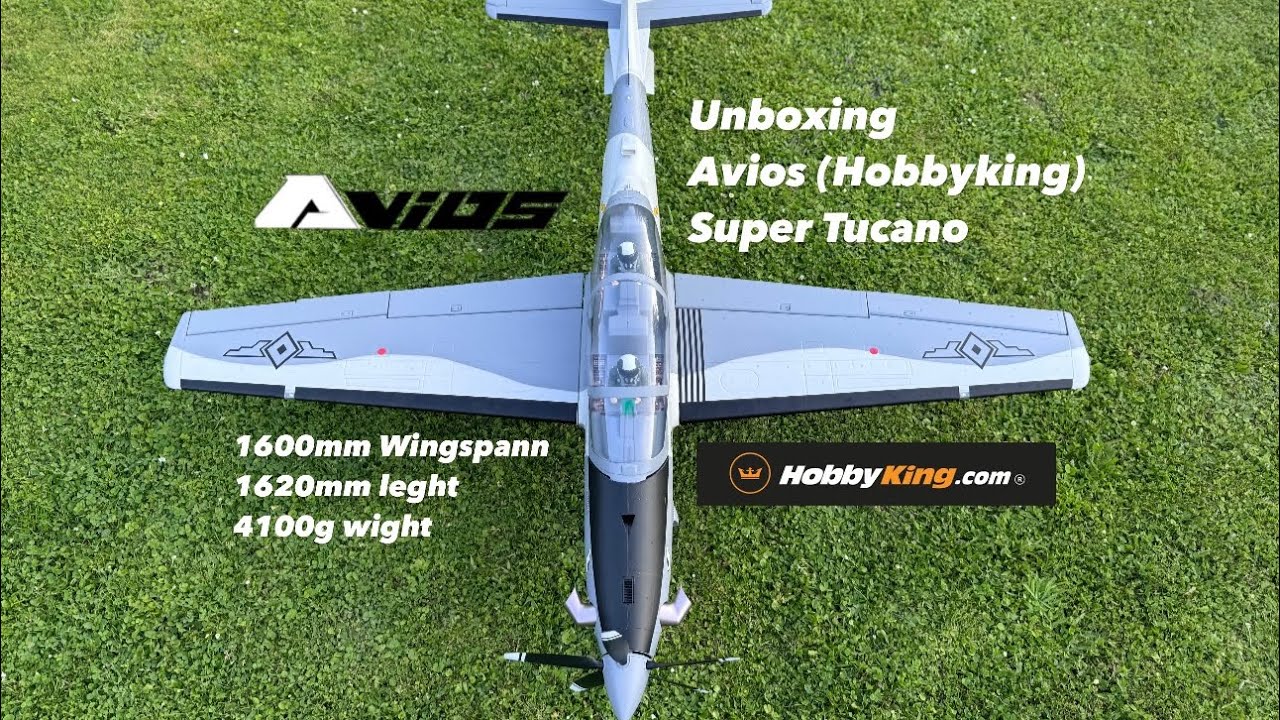 The new Hobbyking Avios Tucano 1600mm // Unboxing//
