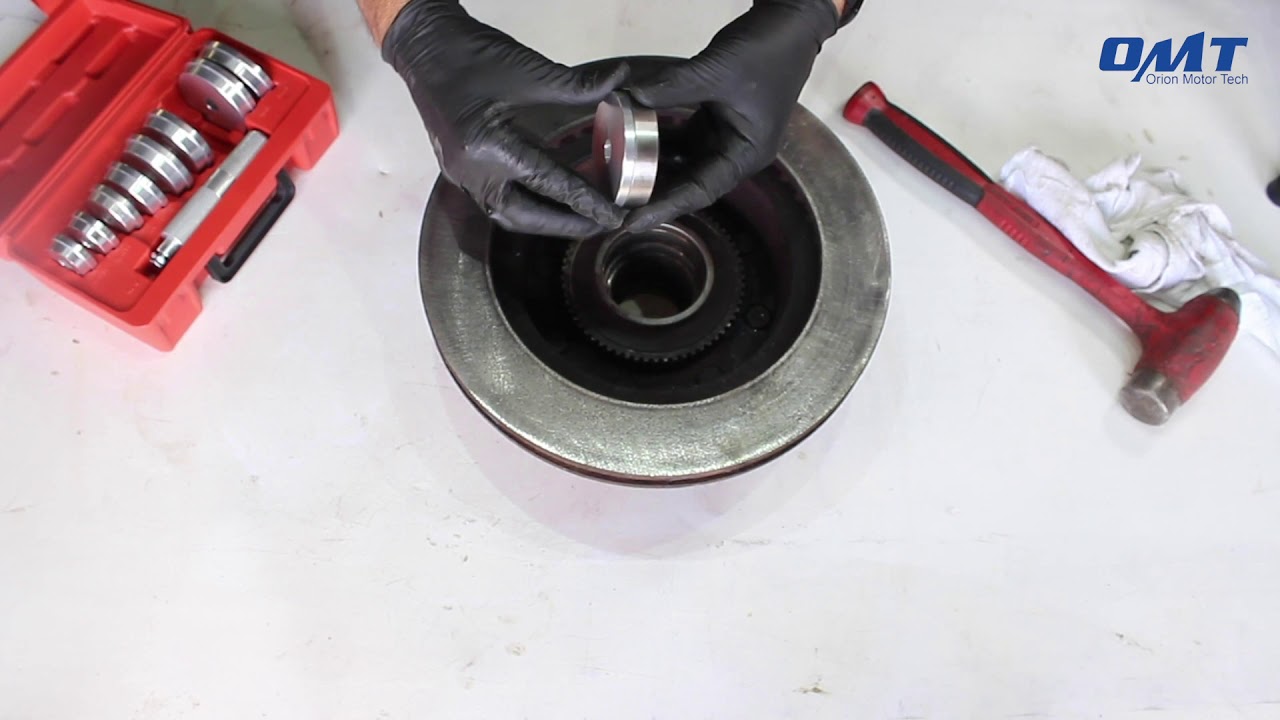 Installation of New Bearing with OMT 10pcs Bearing Race and Seal Bushing Driver Install Set