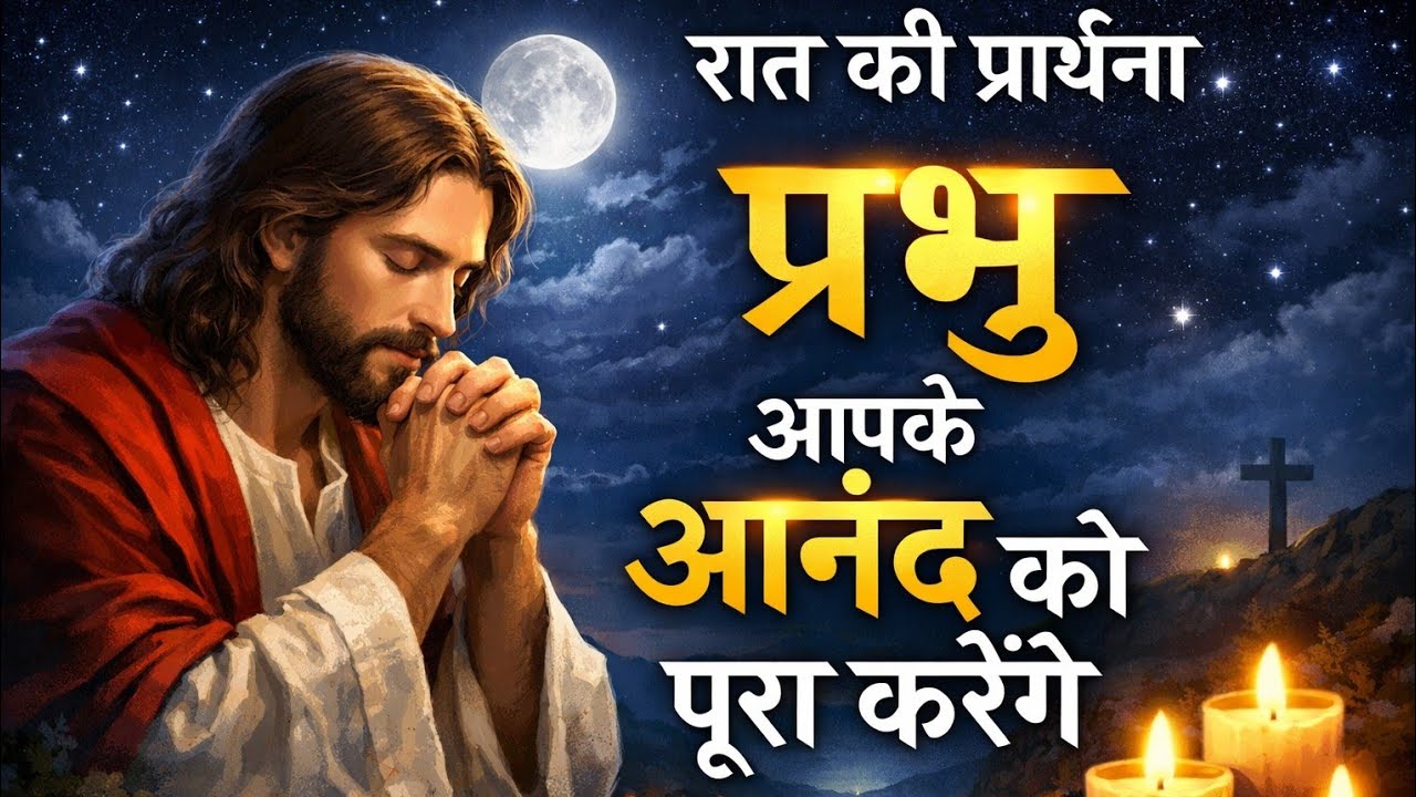 Night prayer 🙏🙏 प़भु आप के आनन्द को पूरा करेंगे#meera masih 