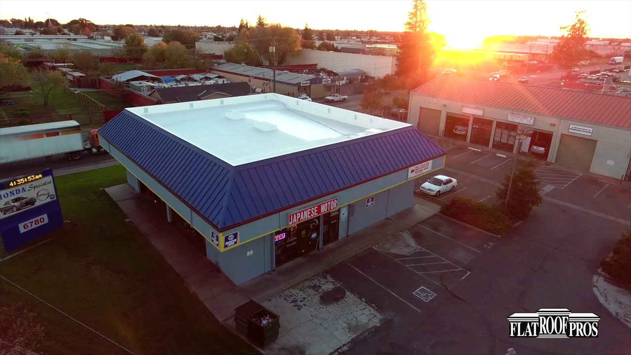 GE Silicone Roof Coating System