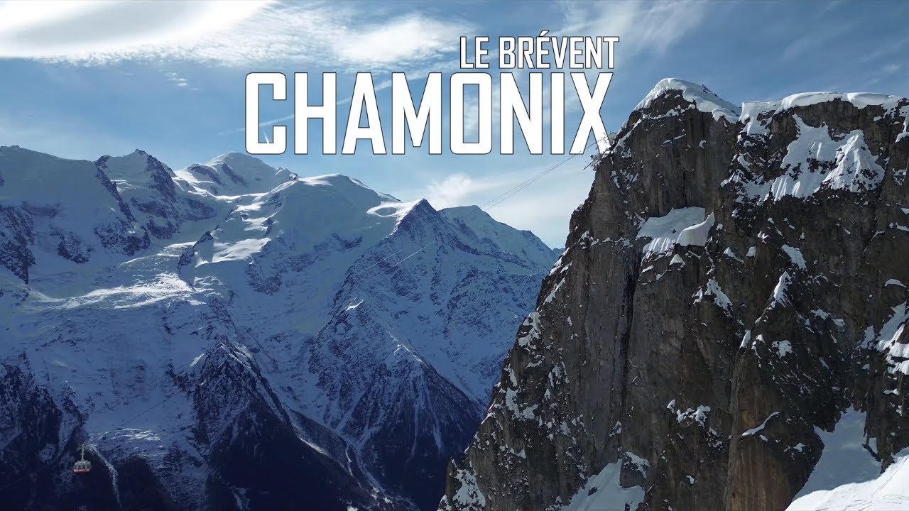 Le Br&eacute;vent from the sky - Chamonix