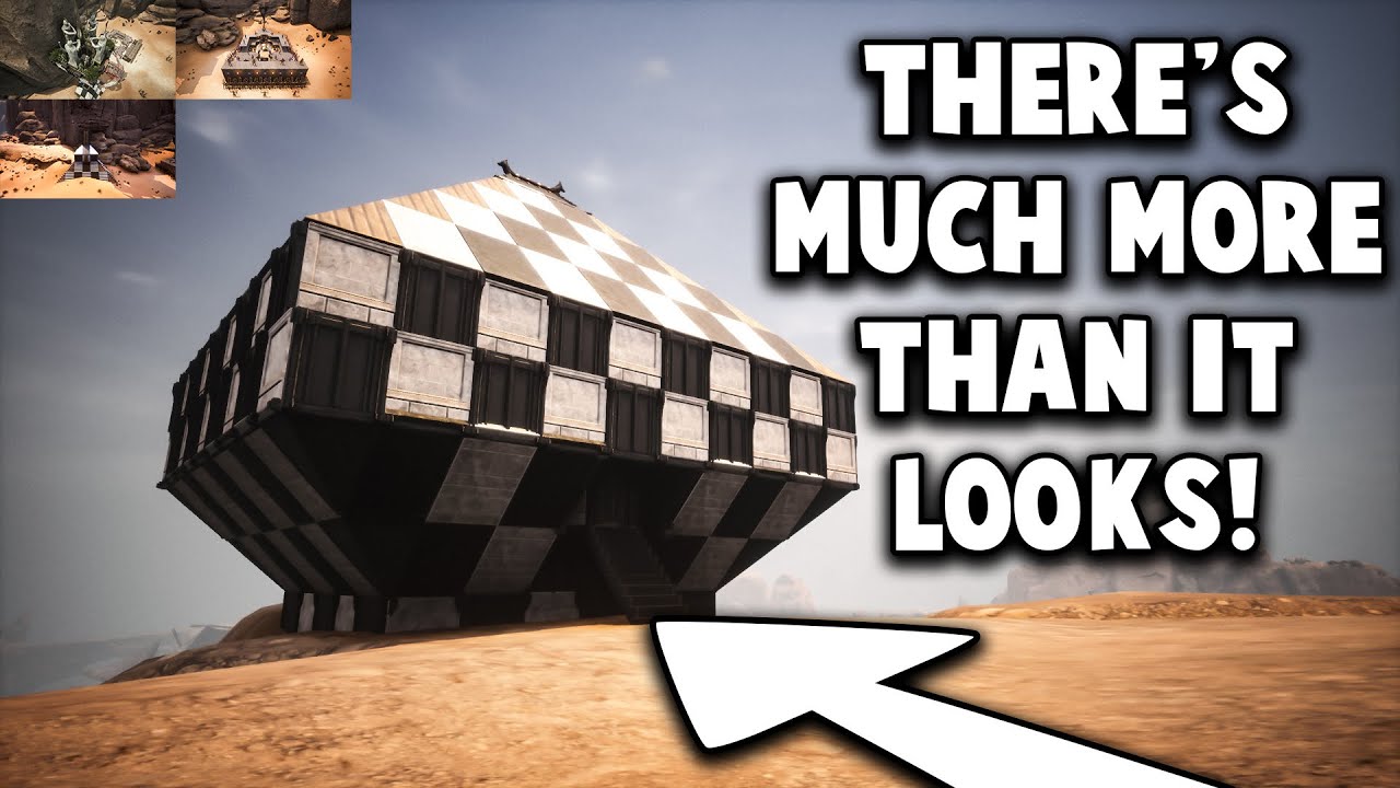 Black and White Chequered Base | Different Designs! | CONAN EXILES