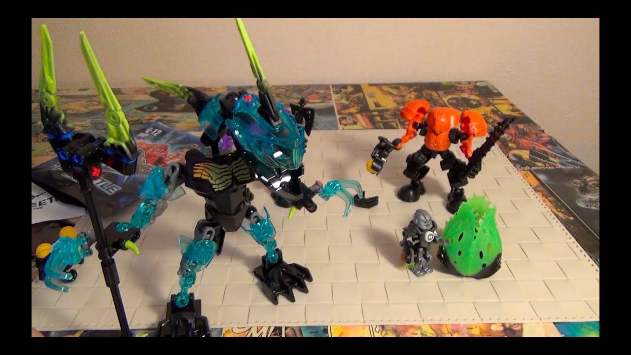 Лего обзор Фабрика героев - плюс бонус - LEGO Crystal Beast vs Bulk