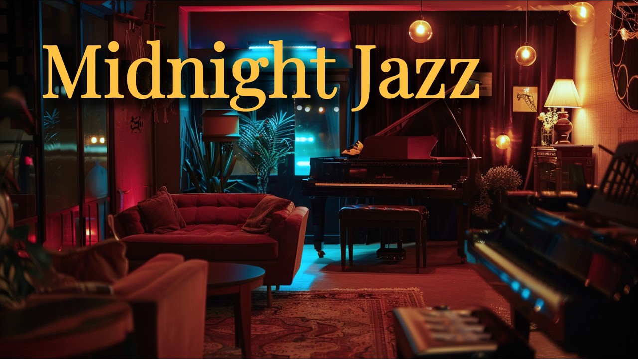Midnight Jazz Lounge 🌙8 Hours of Smooth Jazz for Late Night Work, Focus & Night Drive