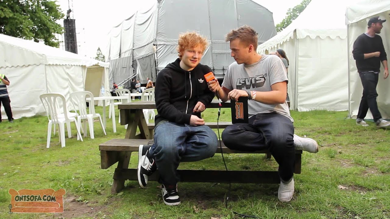 Ed Sheeran INTERVIEW -  Live at Thetford Forest - Ont' Sofa