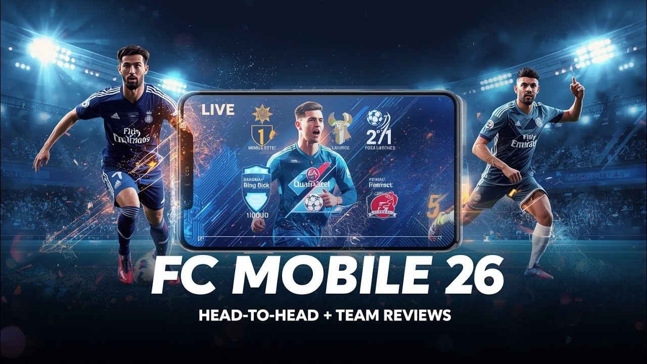 LIVE 😱 Team Reviews | H2H Matches |  LIVE FC Mobile FC26) | FC Mobile