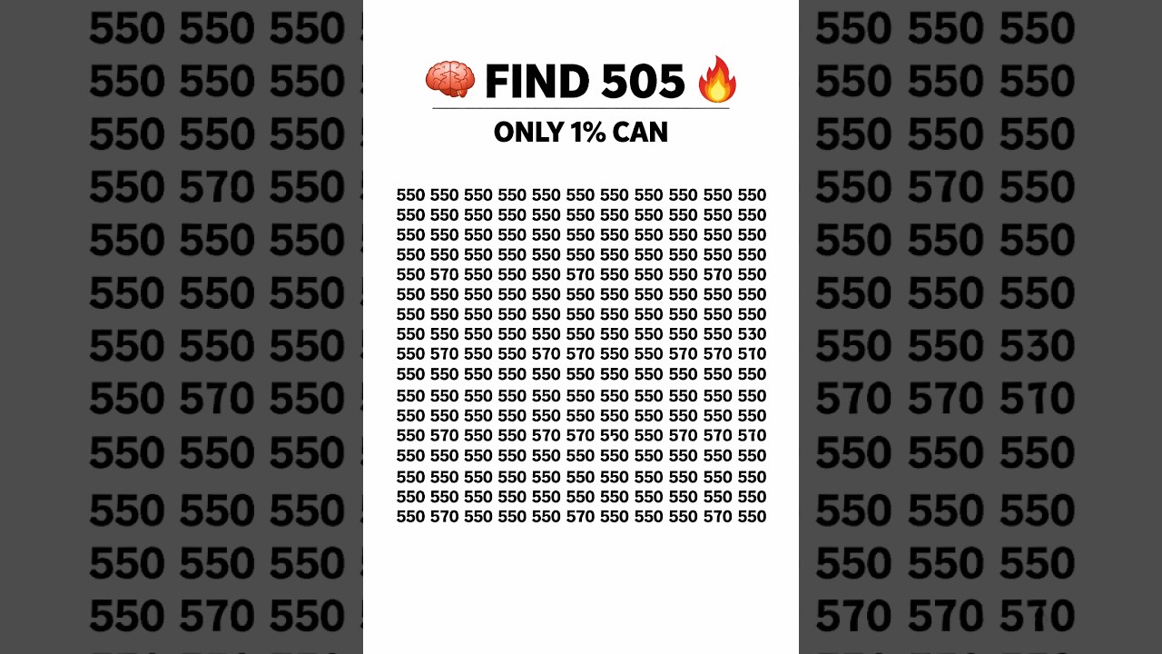 Find the Mistake #505 🧠 | Genius Can Solve This IQ Test Puzzle