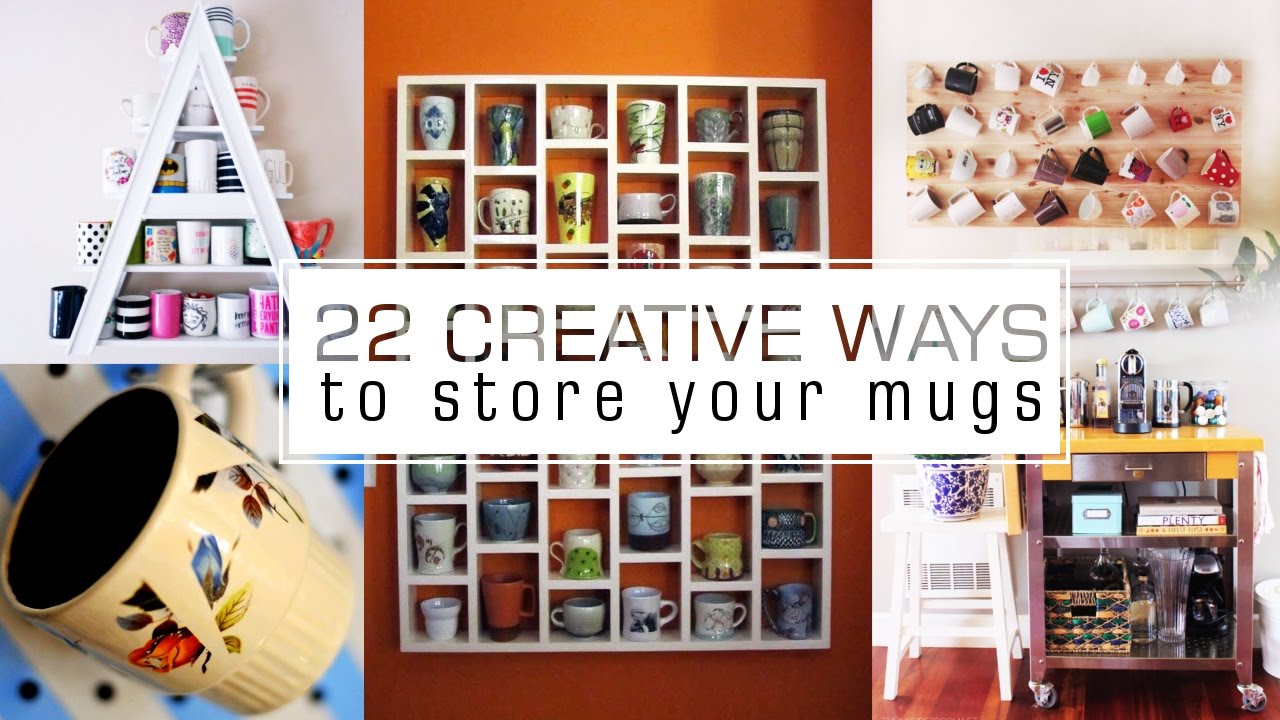 22 Coffee cups and mugs organizing ideas