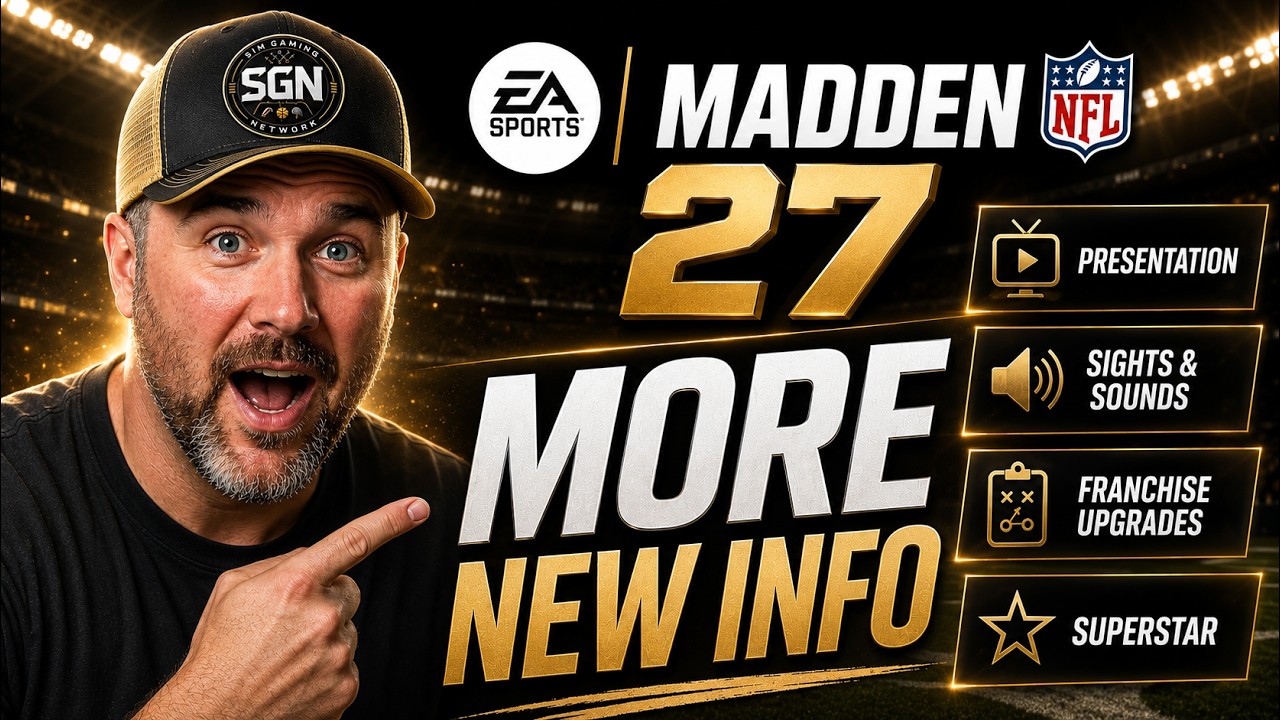 EA только что опубликовала ЕЩЕ БОЛЬШЕ информации о Madden 27!!!