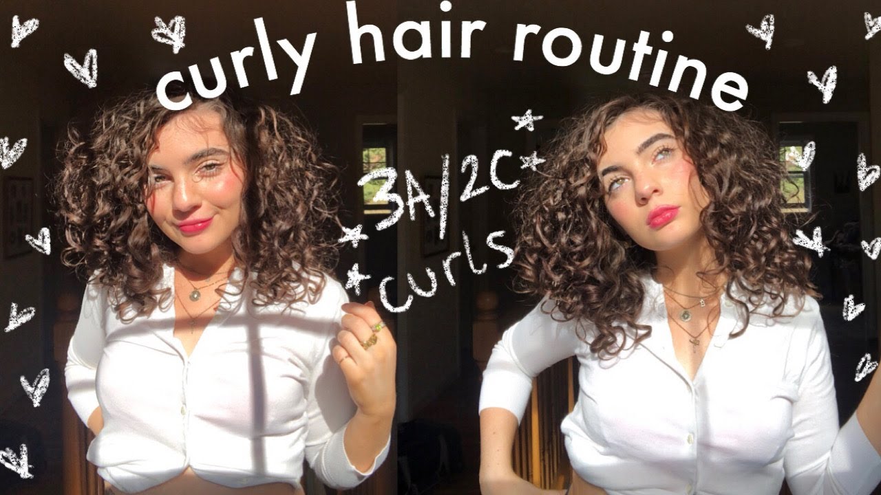 CURLY HAIR ROUTINE: my 3a curly hair routine for volume and definition