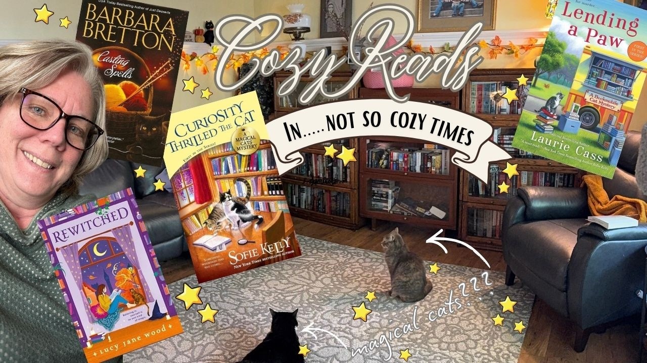 Cozy Reads for Not So Cozy Times...if your world is feeling heavy check out these cozy escapes