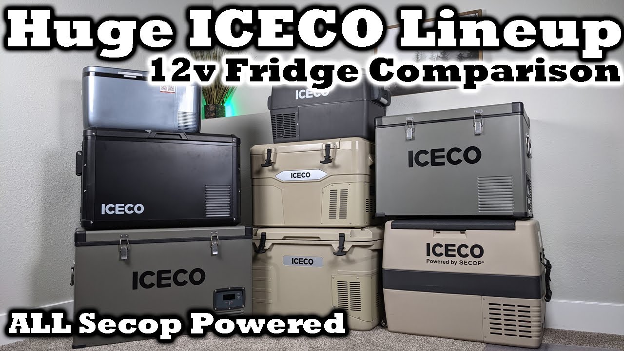 8 ICECO Fridges Head to Head - Complete ICECO 12v Fridge Comparison Video - VL45, VLPro60s, JP42c...