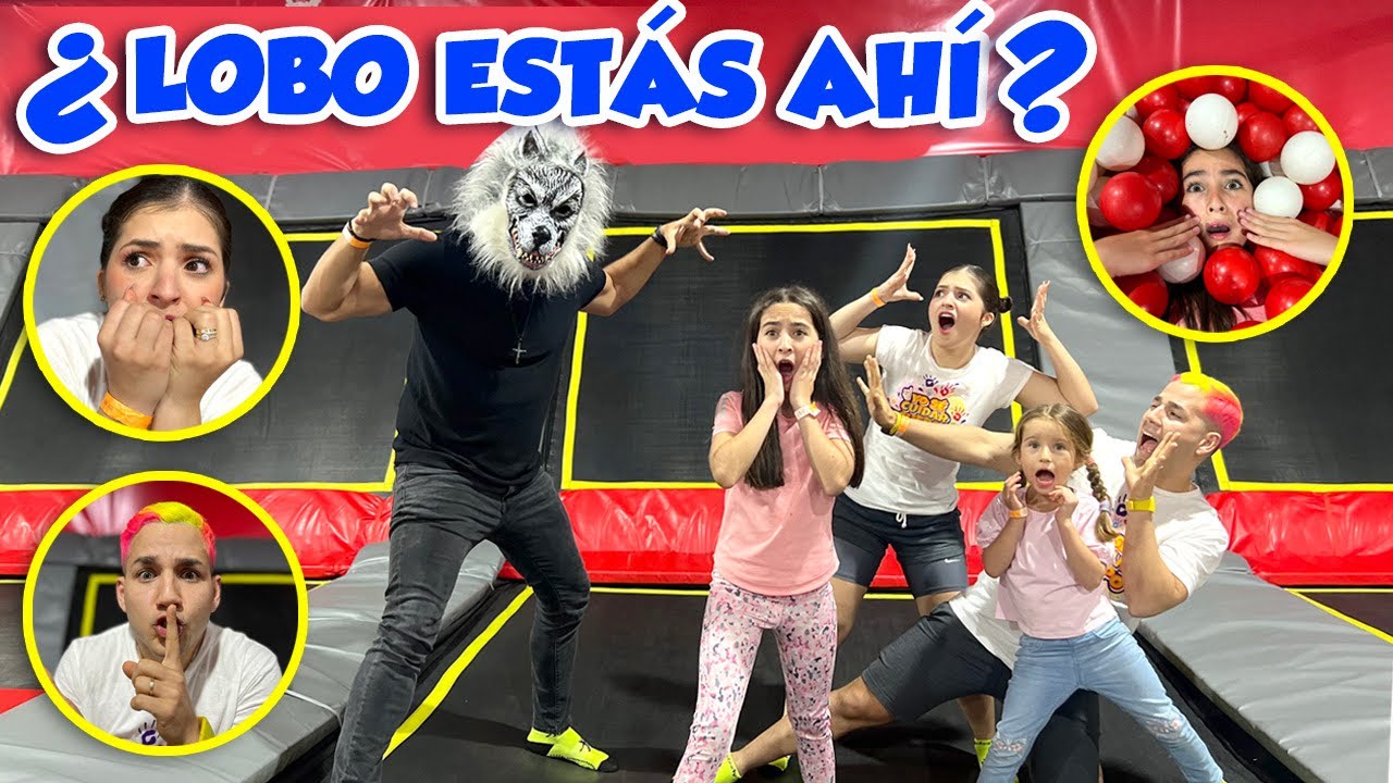 ESCONDIDAS EN EL PARQUE DE BRINCOLINES CON LOS MEÑIQUES