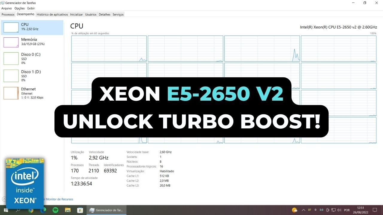 ✅ [PASSO A PASSO] XEON E5-2650 V2: UNLOCK TURBO BOOST [SAIBA COMO FAZER EM 2023!]
