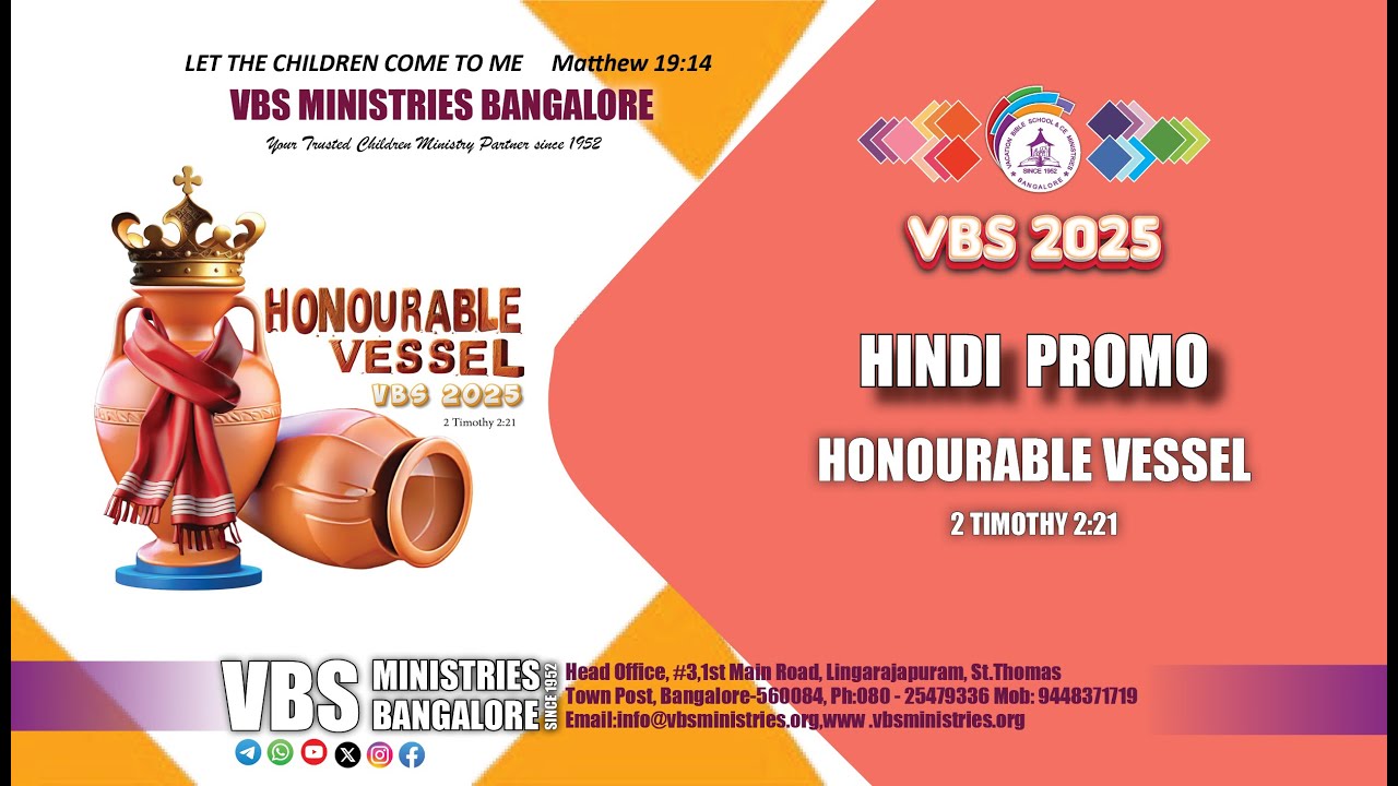 2025 ll VBS SONG ll HINDI ll THEME SONG ll